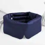 Masque en soie bleu marine-trendymarketz